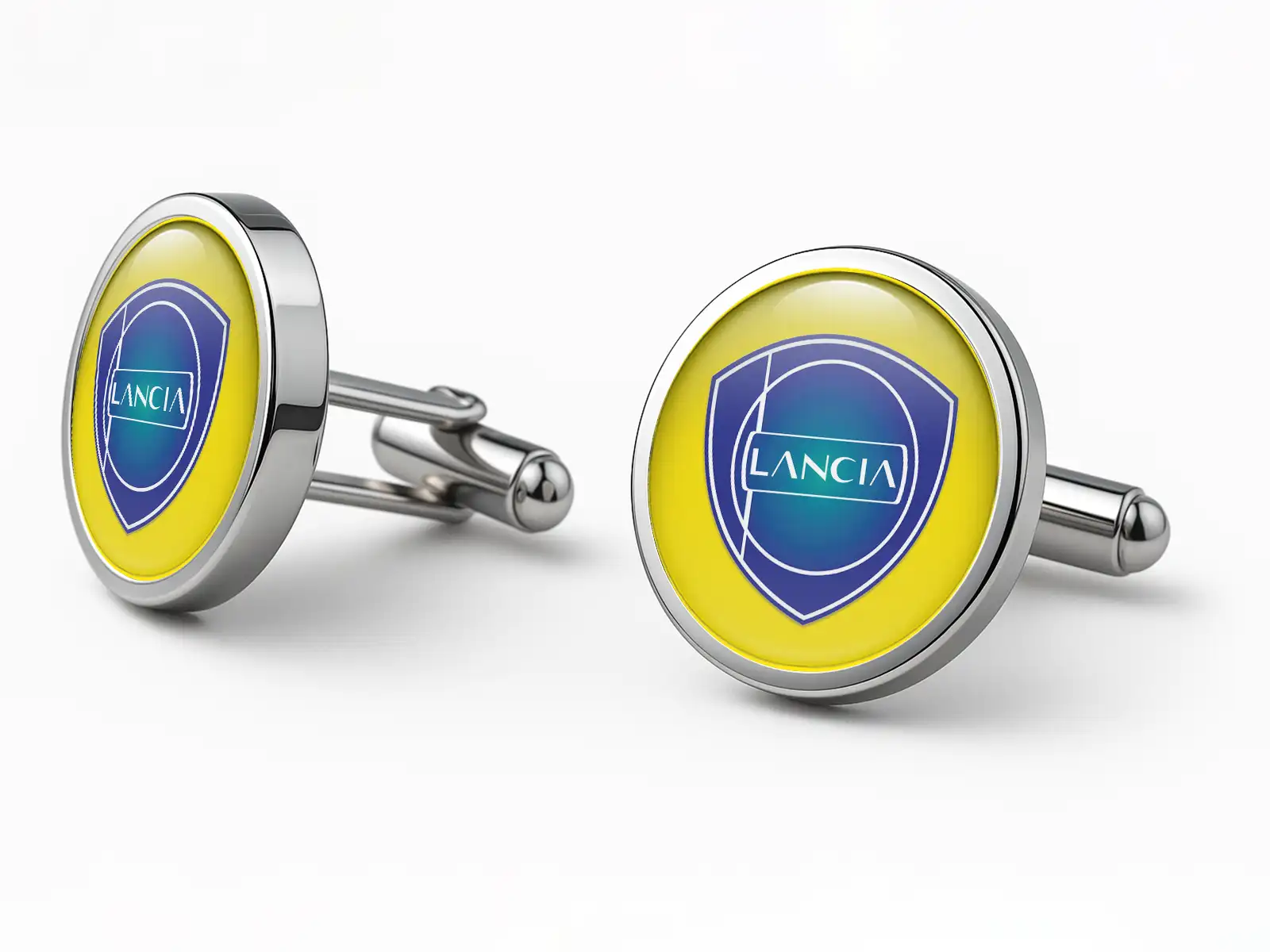 Lancia Gemelos Elegantes Moda Hombre Universal Premium